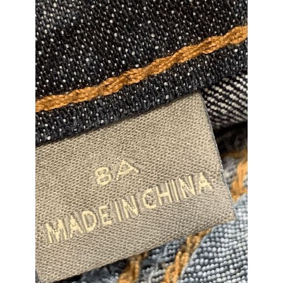 Natural Reflection Women's High Rise Skinny Dark Wash Blue Denim Jeans Size 8A - Picture 7 of 11